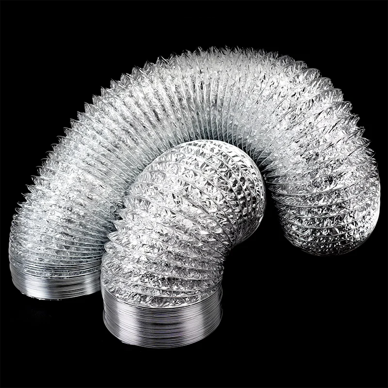Introducerea conductei de aer folie din aluminiu.