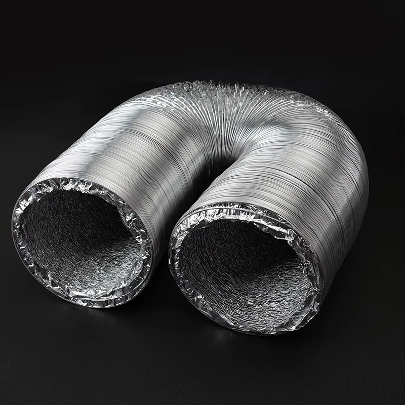 Canal de aer din fibră de sticlă din folie din aluminiu